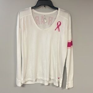Under armor heat gear ,  SM/P (seems larger) Fight Breast Cancer T-shirt